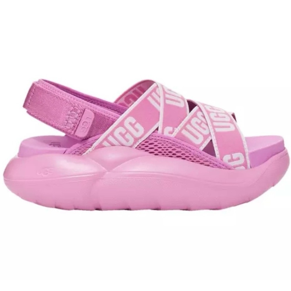 UGG LA Cloud CHUNKY PLATFORM Sandals Woman's Size 9 Summer Prep PINK